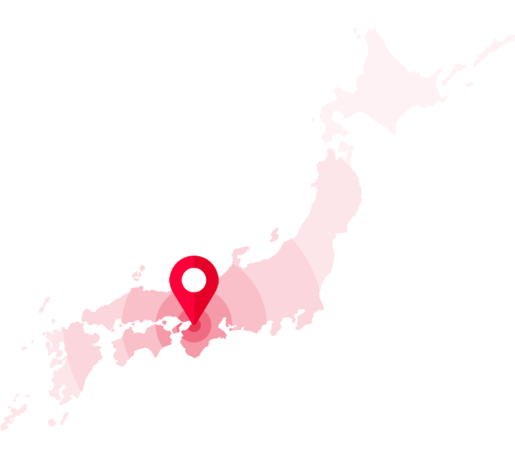 大阪営業所の地図