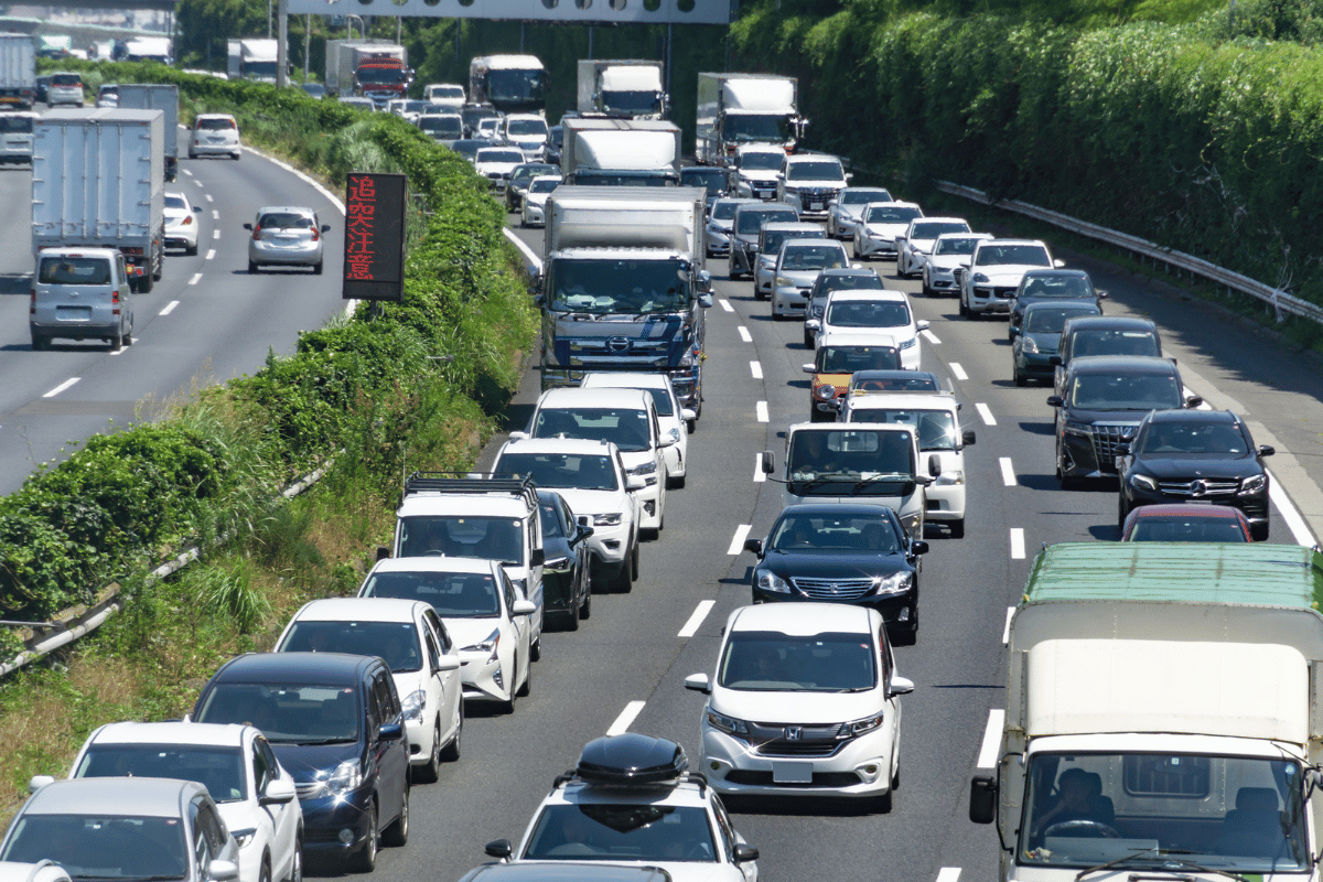 車の渋滞